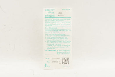 Braun 456020 Discofix 4-Way Stopcock (x)